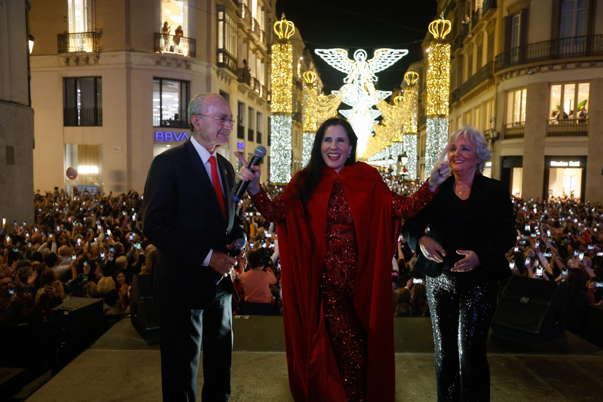 Malaga&#039;s big Christmas switch-on - in pictures